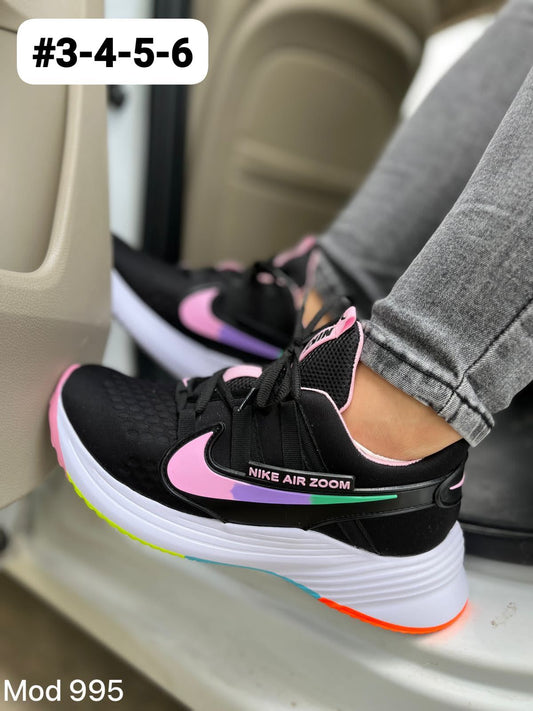 SS.TENI NIKE NEGRO/ROSA MOD.995 #5