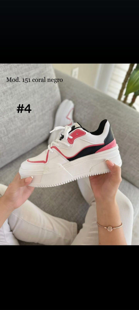J.TENI CORAL/NEGRO/BLANCO MOD.151 #4