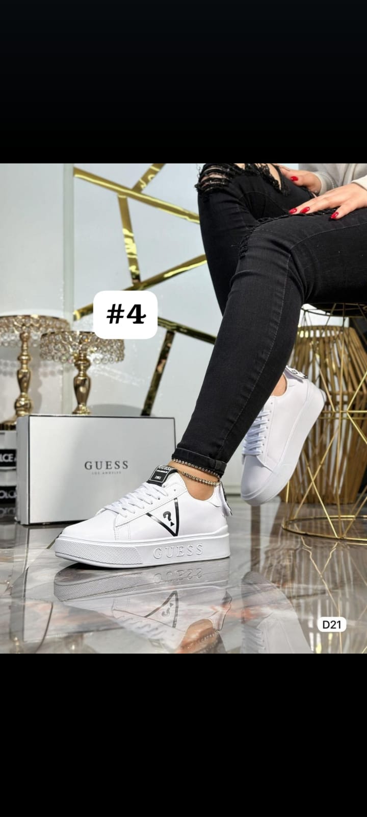 J.TENI GUESS BLANCO/NGRO #4 MOD.2326