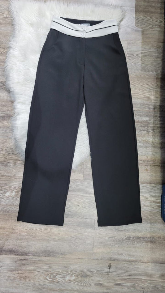 PM.PANTALON VESTIR FRANJA BLANCA V/C T.S,M