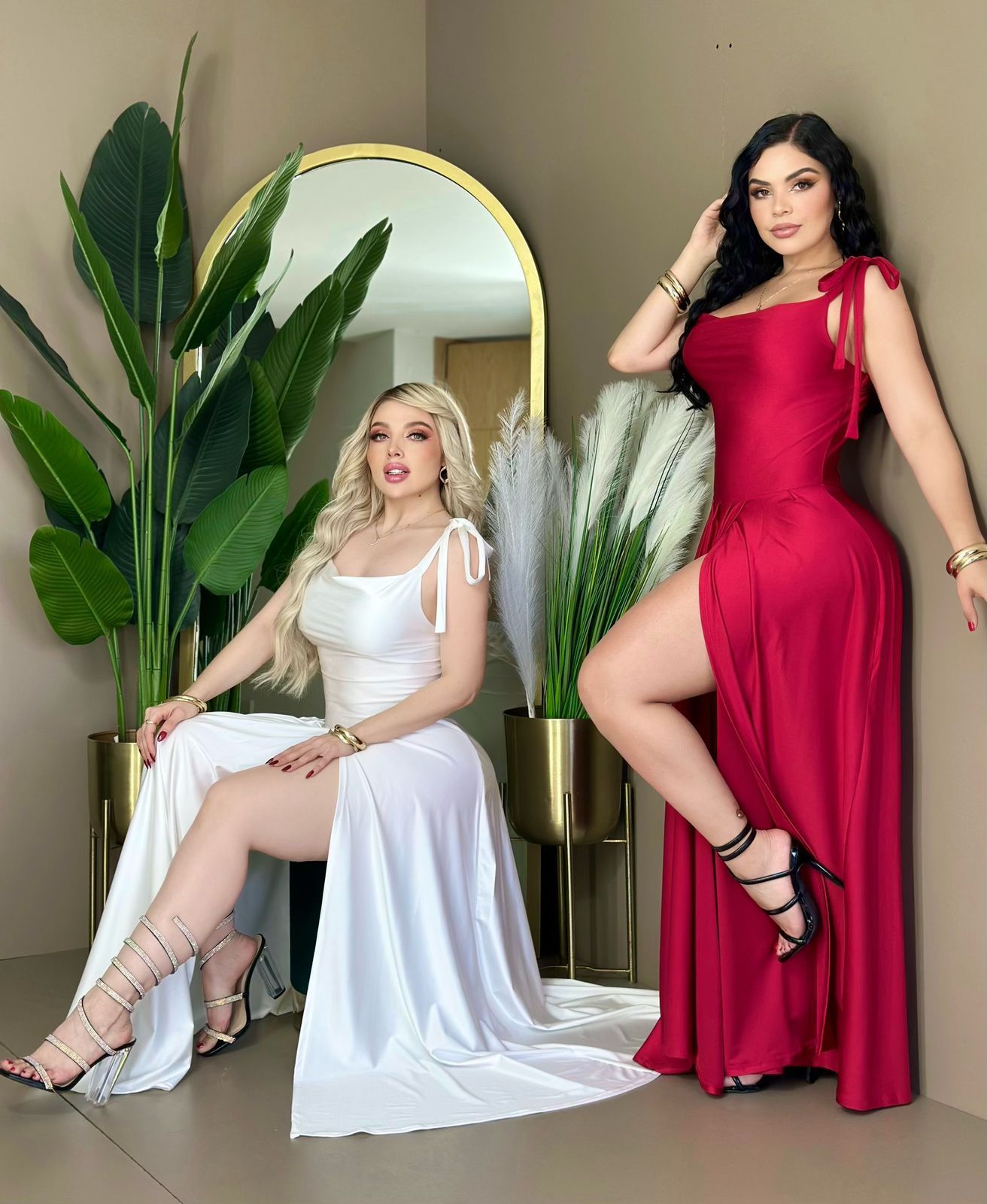 LI.VESTIDO MAXI SATIN AMARRE HOMBRO V/C UNITALLA 002942