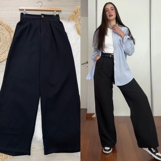 LE.PANTALON VESTIR NEGRO ANGEL T.S,M,L