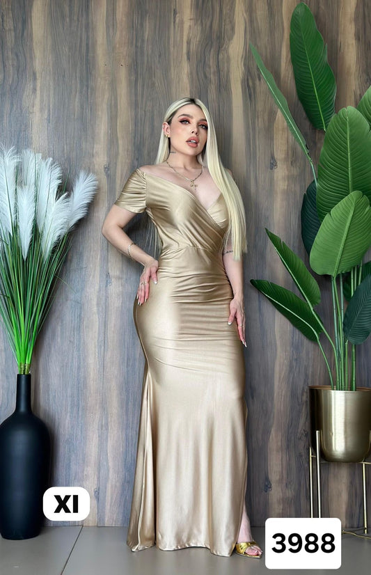 LI.VESTIDO MAXI CORAZON V/C T.L/XL