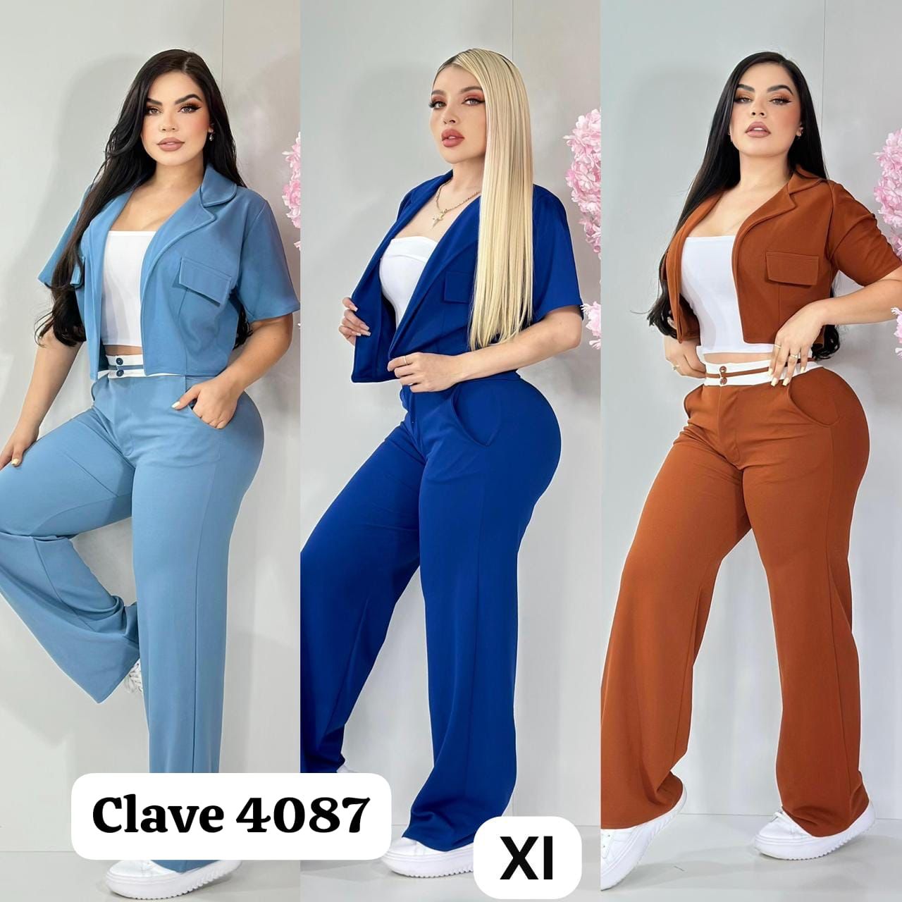 LI.DUO PANTALON 3PZS TECNO CREPE V/C UNI/EXTRA