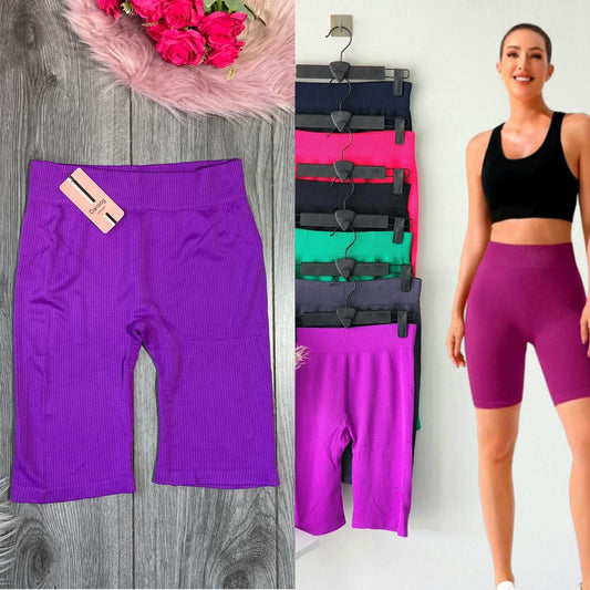 SHORT DE LICRA ACANALADO LARGO DK10