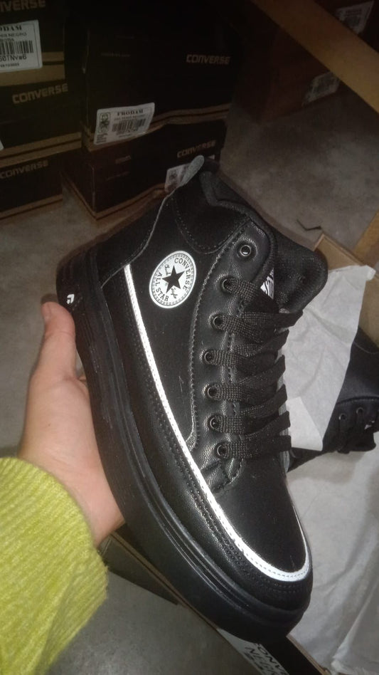 J.CONVERSE NEGRO TOTAL  #5.5