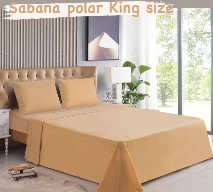 SABANA POLAR KING SIZE VARIOS COLORES