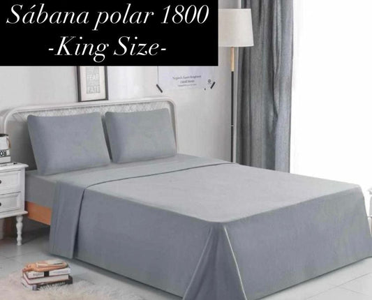 SABANA POLAR KING SIZE VARIOS COLORES