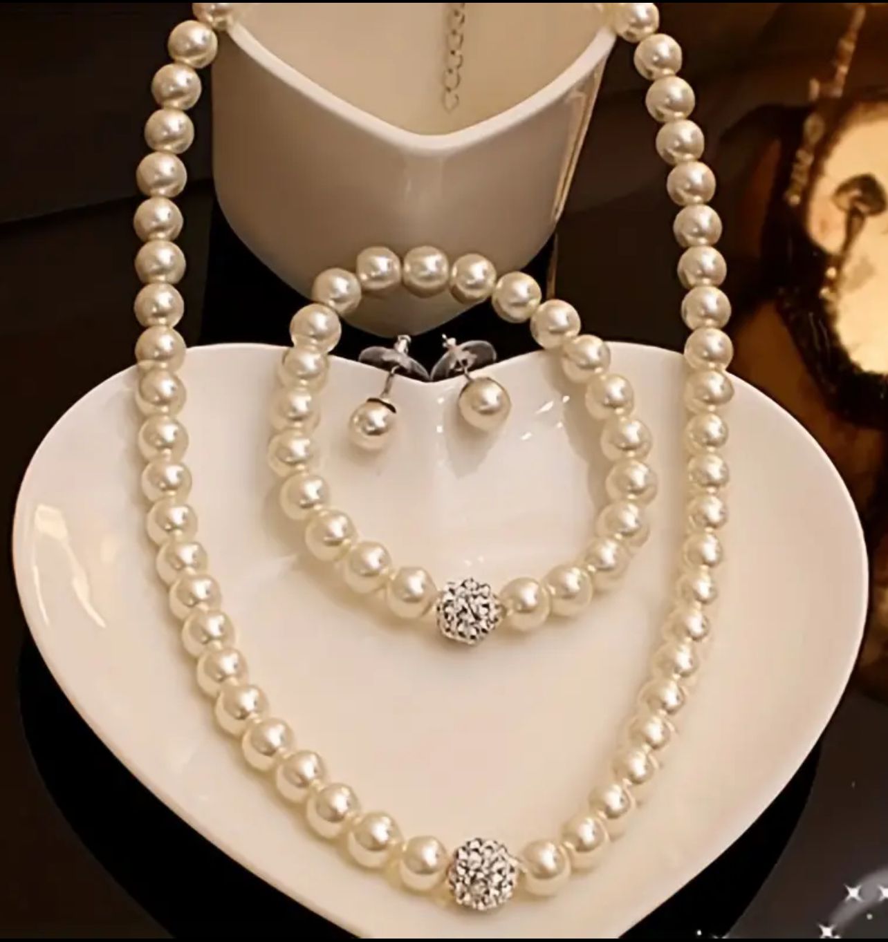 T.JGO.ACCESORIOS PERLAS BLANCAS 3PZS