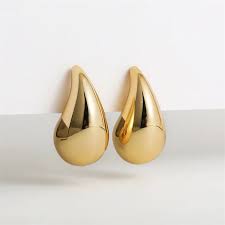 T.ARETES C/FORMA DE GOTA DORADO