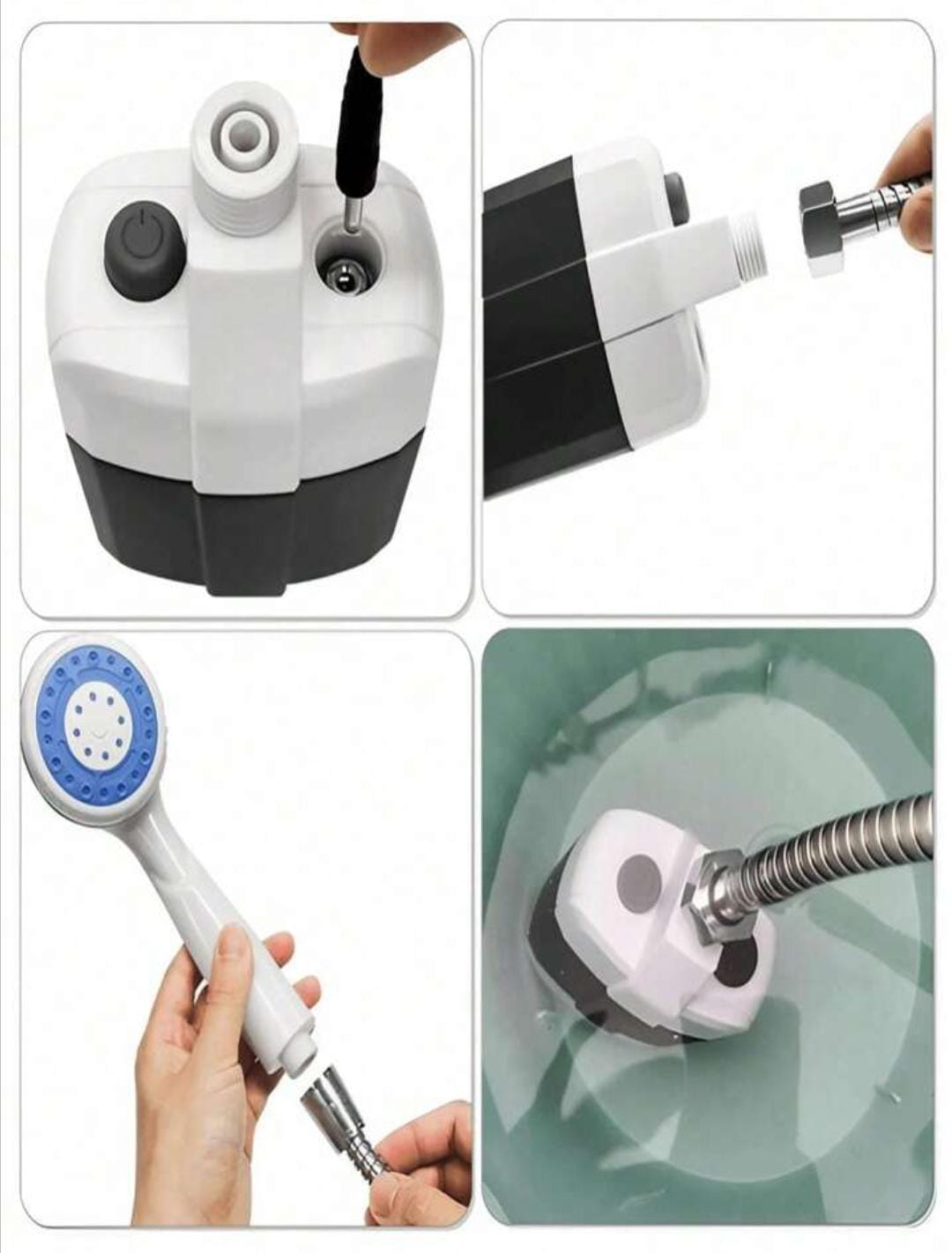 I.REGADERA PORTABLE C/BATERIAS RECARGABLE