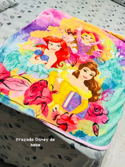 FRAZADA INFANTIL PRINCESAS